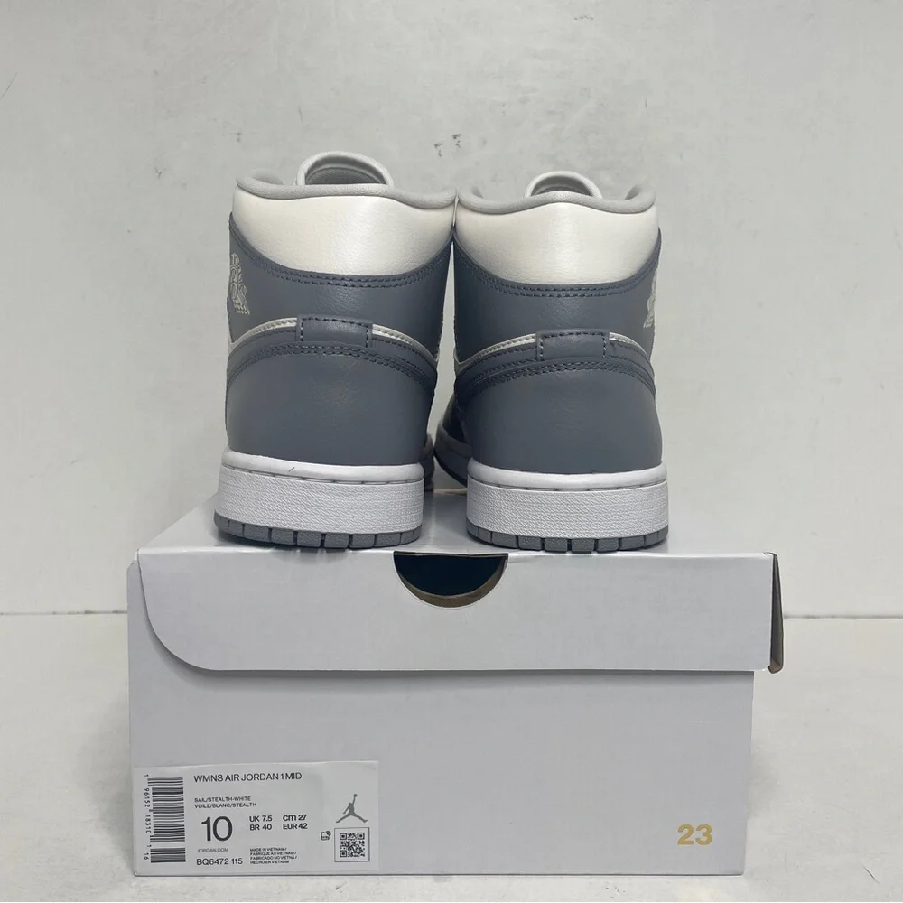 Nike Air Jordan 1 Retro Mid WMNS “Stealth” 2022 - Picture 4 of 4
